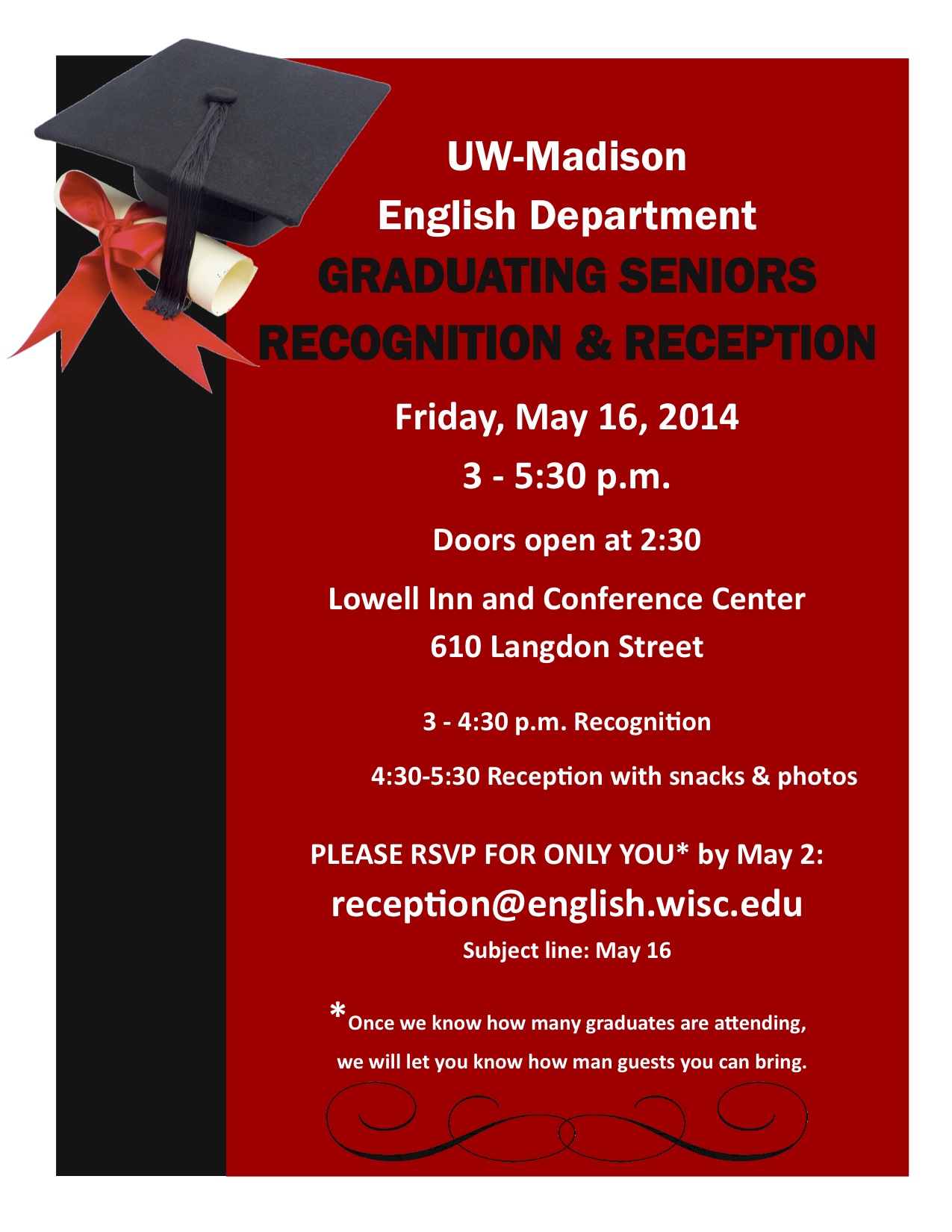 Graduating Seniors Reception - May 16, 2014
