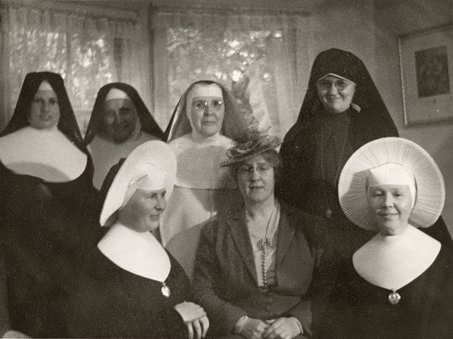 Nuns with Helen C. White
